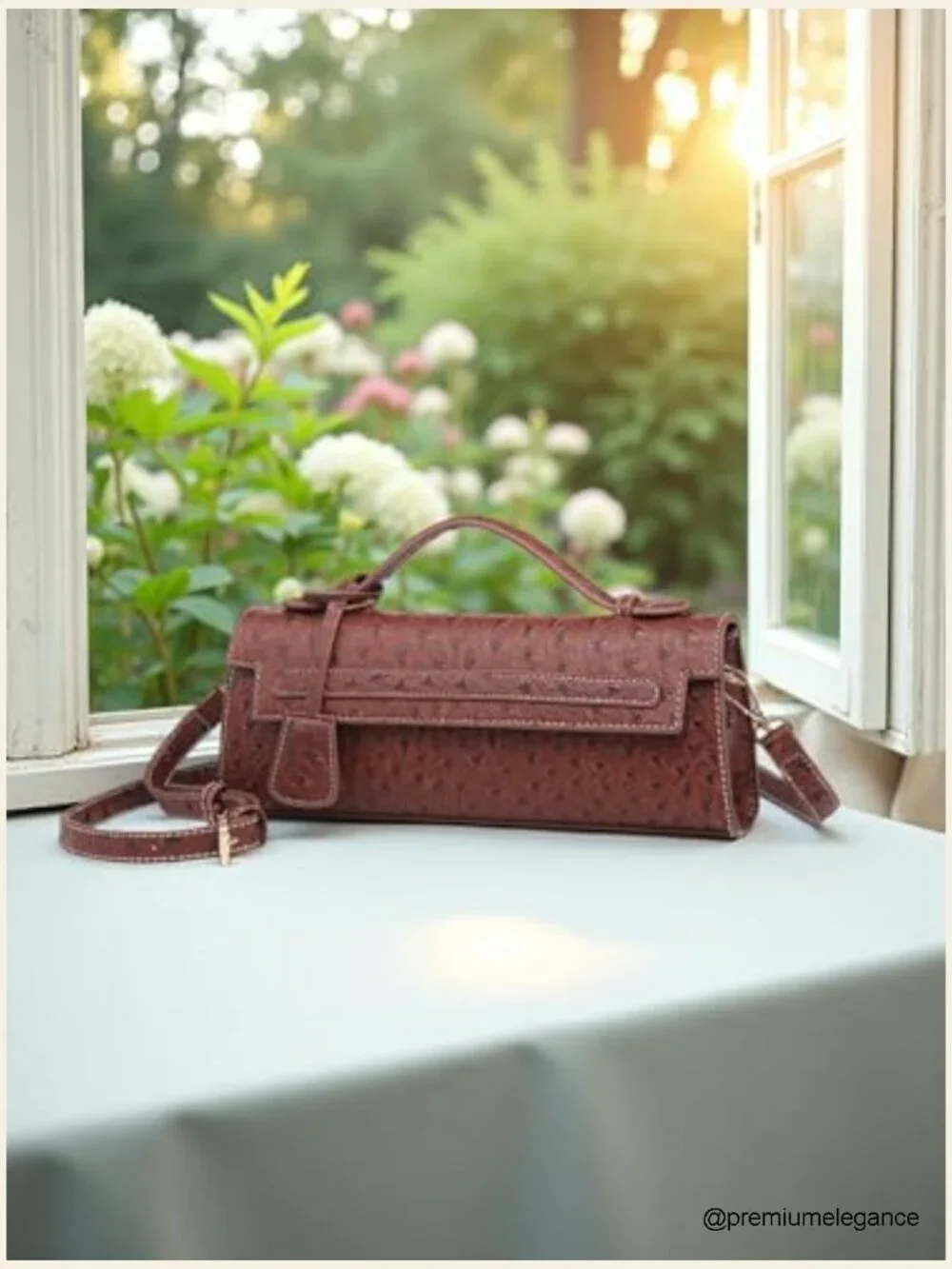Top Handle Satchel Purse - Designer Crossbody Bag with Detachable Strap